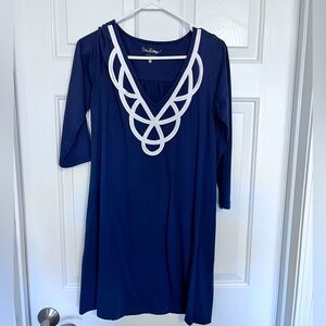 Lilly Pulitzer cotton dress with 3/4 sleeve